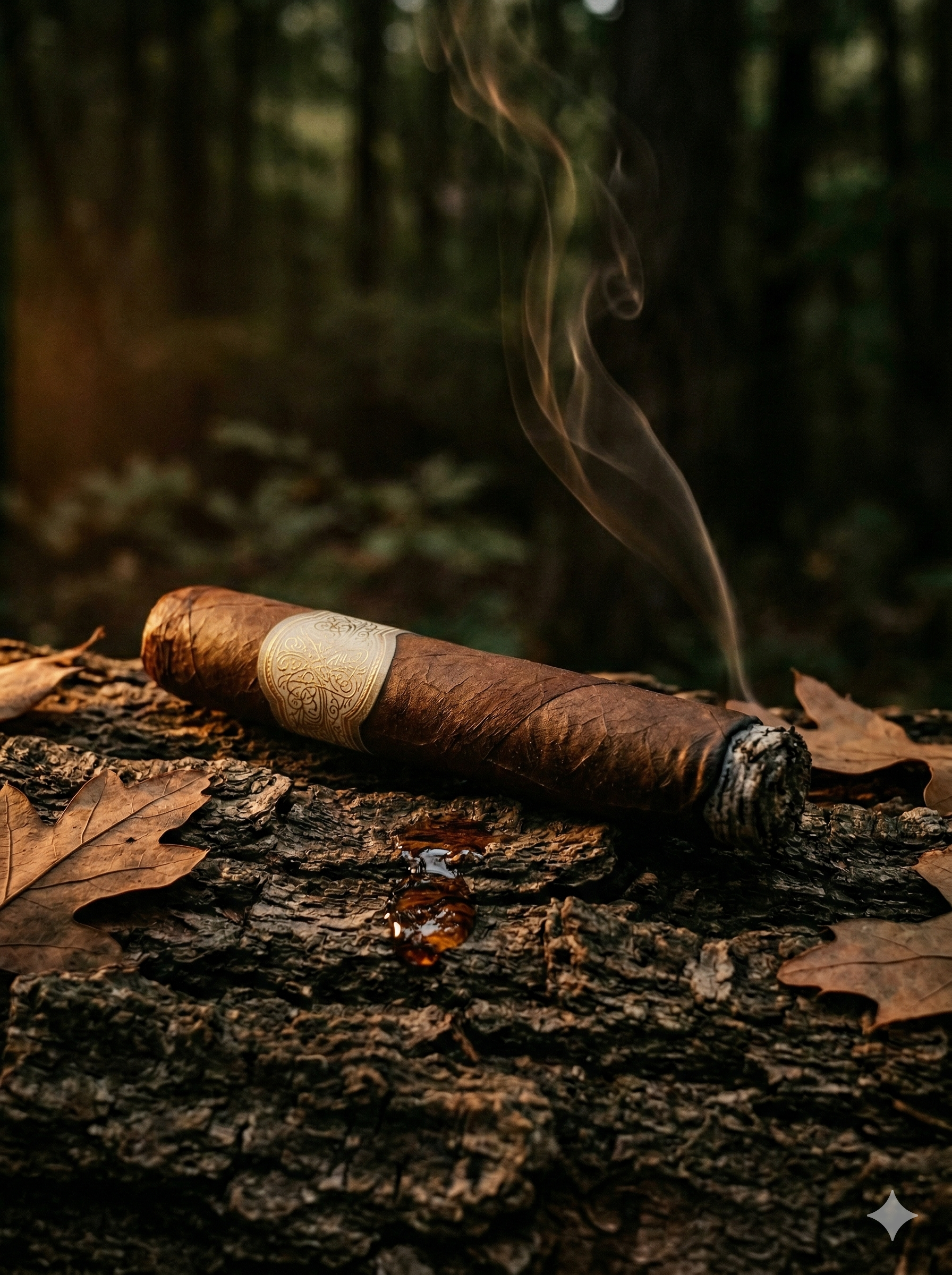 Fumul din Codru cigars arranged in a wooden box